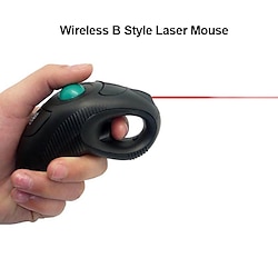 sans fil trackball souris optique pointeur de poche air laser souris trackball main gauche main droite souris pour pc ordinateur portable miniinthebox
