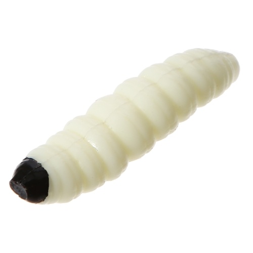20PCS 3cm 1g Fishing Lure Maggot Grub Soft Baits Worms Fishing Baits