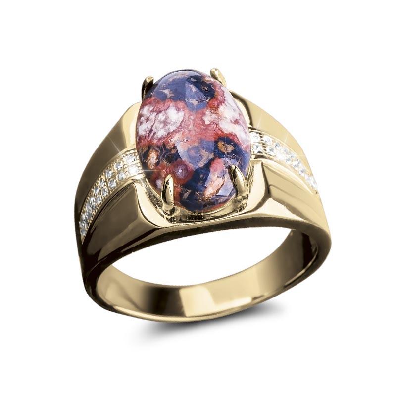 Samson Leopard Jasper Ring