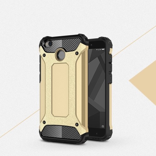 Para Xiaomi Redmi 4X Funda Slim Fit Dual Layer Cubierta trasera dura Funda protectora Shock-Absorption & Skid-proof Anti-Scratch 5 pulgadas