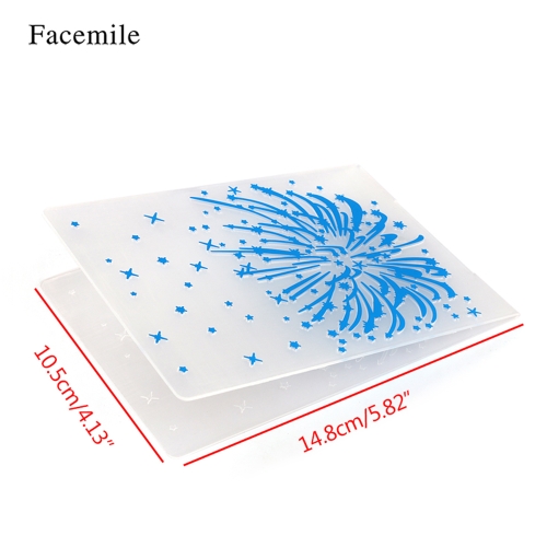 1PCS Decorative Frame Embossing Folder Plastic Template Textured Impressions for Scrapbooking Photo Card Craft Making Cake Decoration