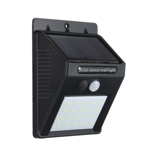 12pcs 16pcs 20pcs 25pcs 30pcs LED Solar Powered PIR Motion Sensor Wall Lamp