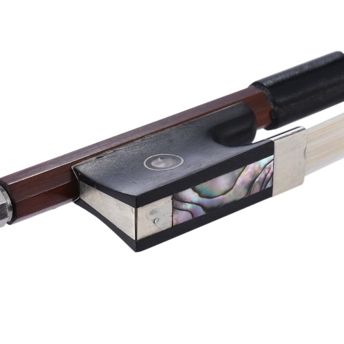ammoon Well Balanced Brazil Wood 1/4 Size Violin Fiddle Circle Style Bow Exquisite Horse Hair Ebony Frog