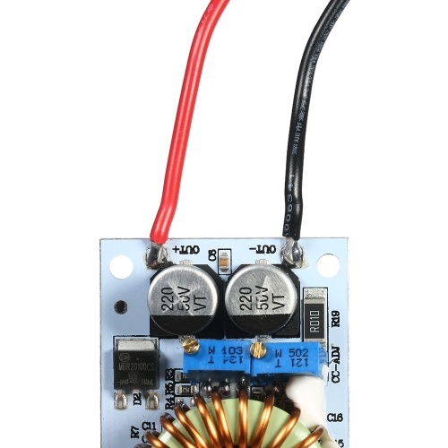Convertidor de aumento de alta potencia ajustable de 250 W DC-DC 8.5 ~ 48V a 10 ~ 50V Módulo de aumento Módulo de controlador LED de fuente de alimentación móvil Max 10A