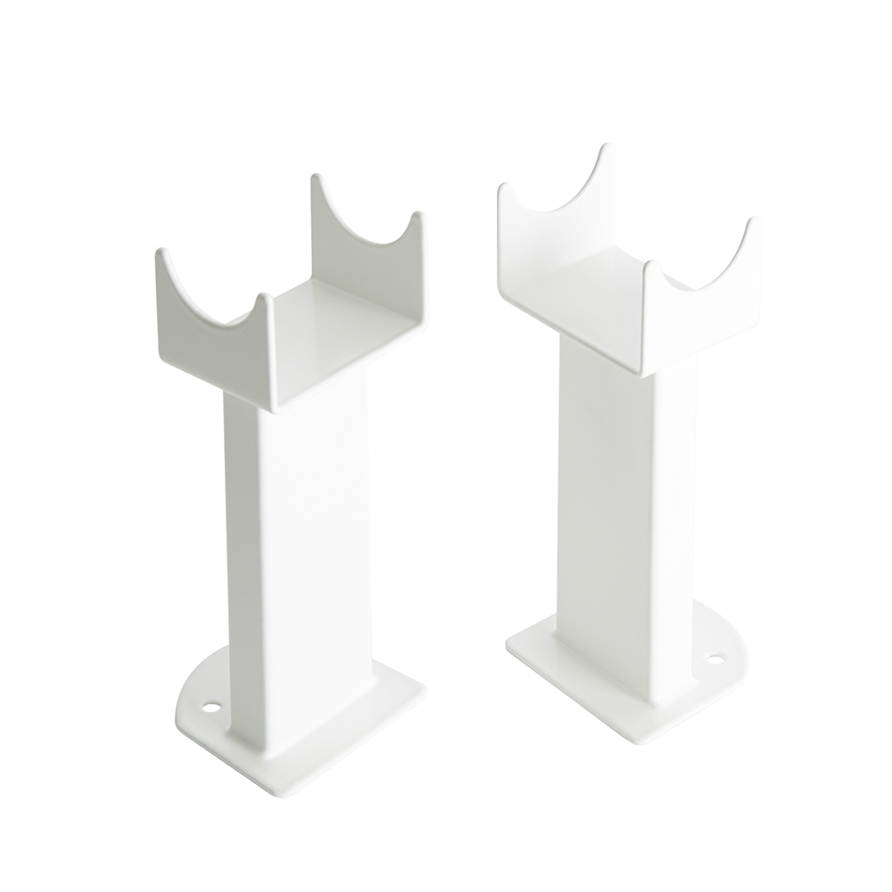 Pies de Soporte de Suelo para Radiadores de Diseño Delta - Acabado Blanco