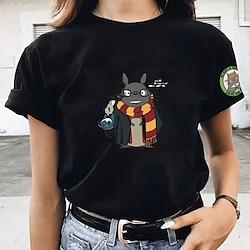 My Neighbor Totoro No Face man T-shirt Cartoon Manga Anime Graphic T-shirt For Men's Women's Unisex Adults' Hot Stamping 100% Polyester Lightinthebox