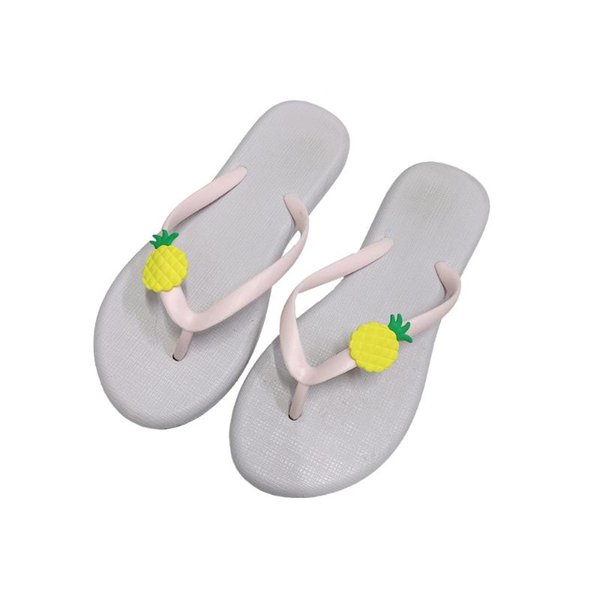 Slippers 148 Lovely Fruit Leisure Flat Bottom Women's Slipper Fashion Beach Flip Flop