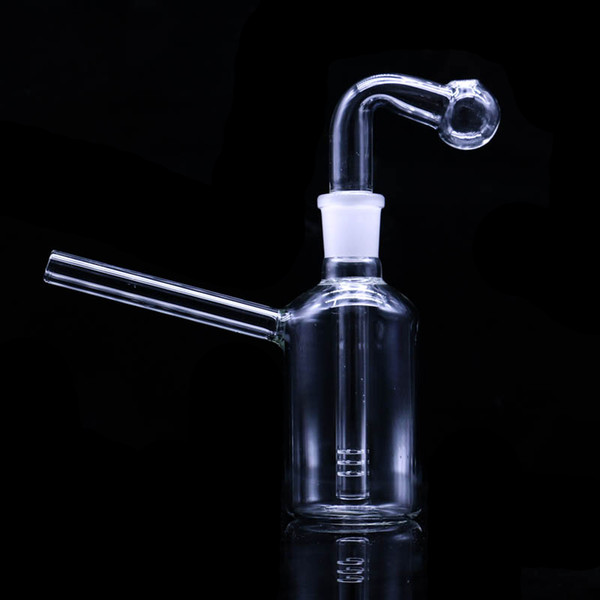 Hookah Pyrex Oil Burner Pipe Thick Nail bubbler Bong small burners pipes dab rig mini heady beaker Bongs wax