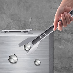 1 llave inglesa portátil en forma de v, llave inglesa de dos cabezas, llave multiespecífica para taller de reparación, regalos de reparación de automóviles de fábrica para hombres Lightinthebox