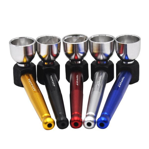 Detachable portable METAL pot PIPE Small pot Pipes disposable shisha vape pen