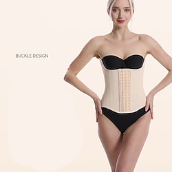 Women's Underbust Latex Sport Girdle Waist Trainer Corsets Hourglass Body Shaper corset 25 bone 29 high abdomen corset postpartum sports fitness Lightinthebox