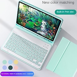 Tablet Computer Strap Keyboard For IPad 10th Protective Case With Keyboard, Keyboard Cover For IPad 11-inch 2018/2020/2021/2022,iPad Air4/Air5 10.9inch Case-Flip Bracket Cover-Keyboard Cover For IPad 10.2 Inch 7th/8th/9th.iPad 12.9inch.iPad 10.5inch Light