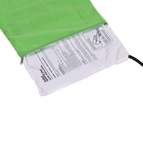 Electric Heating Pad Mat for Warming Dog Cat Pet Bed with Chew Resistant Cord Soft Removable Cover 7 Temperature Levels Adjustable(25~55) 12V Size 40 * 30cm / 15.7 * 11.8in