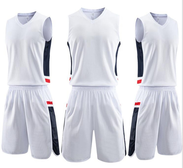 White Basketball Wears Shirts American College College Basketball Wears Shirts American College Wear Jerseys suit Top quality