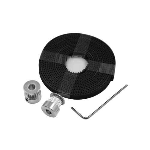 Kit de herramientas de la impresora 3D Aibecy 16 dientes 20 dientes Sincronización Ruedas de polea Alumiun 2 metros Sincronización GT2 Correa hexagonal Llave de accesorios Conjunto de accesorios para impresora 3D