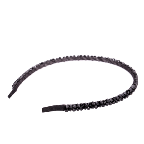 Hand-Made Jewelry Hair Accessory Two Rows Crystal Hairband Double Crystal Ornament Hair Hoop Head Hoop