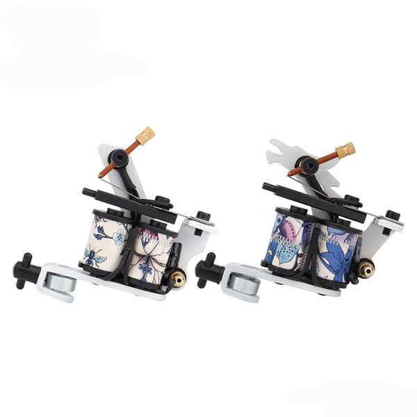 Tattoo Kit 2 Coil Tattoo Machines Power Supplies Box Grips Body Arts Supplies Needles Tips Tattoo professiona KitsScouts