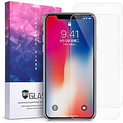 2 pcs Téléphoner Protection Écran Pour Apple iPhone 13 Pro Max 12 Mini 11 X XR XS Max 8 7 iPhone 11 Pro iPhone 11 Pro Max iPhone 8 Plus iPhone 7 Plus Verre Trempé Haute Définition (HD) Dureté 9H miniinthebox