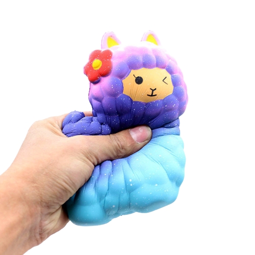 Squishy Lento Levantamiento Color Oveja Juguete Perfumado Soft Phone Straps Colgante Squeeze Descompresión Juguetes
