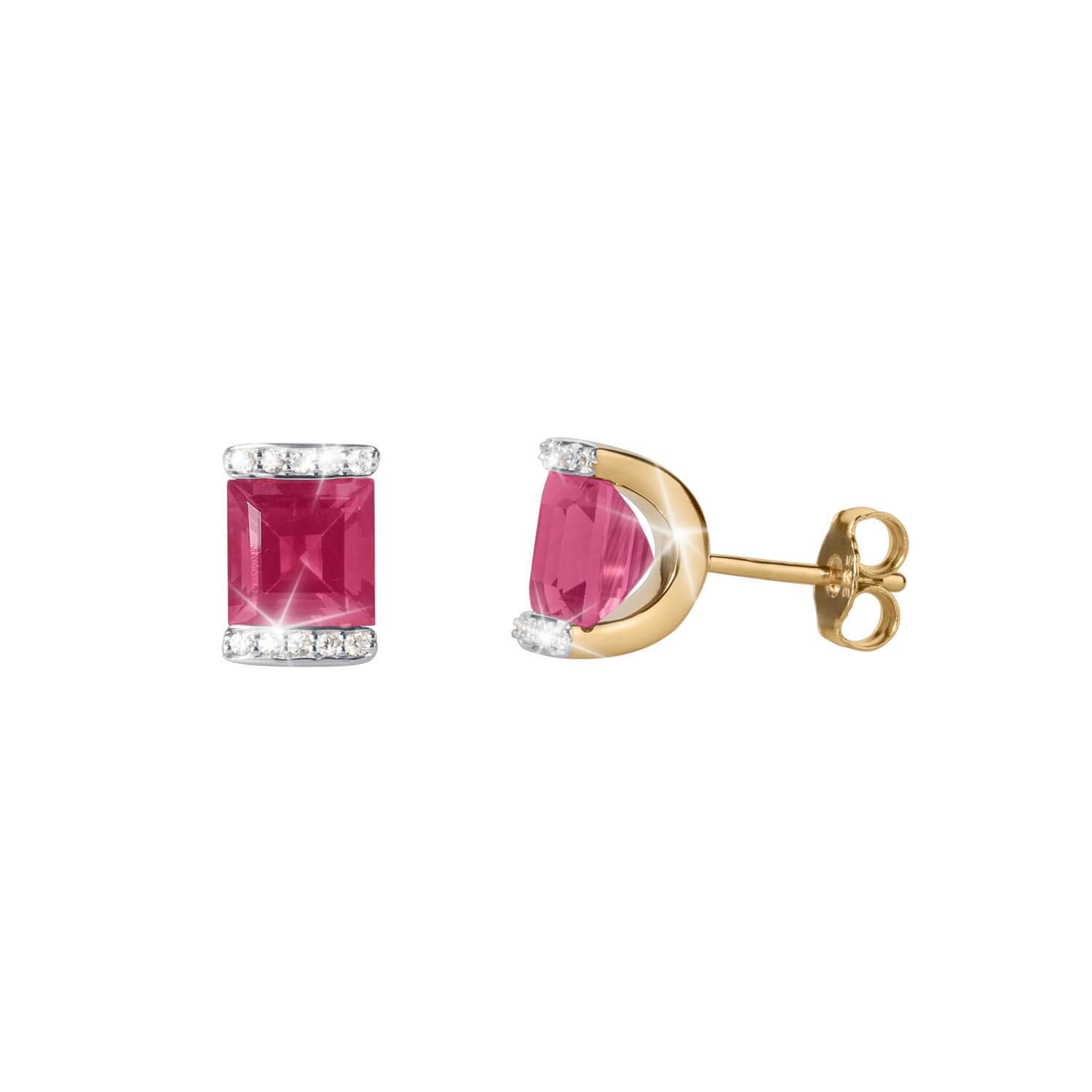 Ruby Paradise Earrings