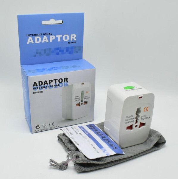 Universal travel plug adapter four in one with EU UK AU US Power Charger Socket Adapter International Electric connector