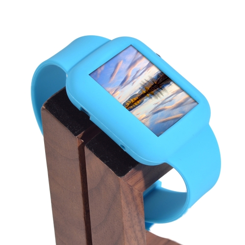 Moda diseño correa de Silicon para Apple iWatch 38mm Eco-friendly Material ultrafino ligero moda portátil Anti-scratch antideslizante Durable