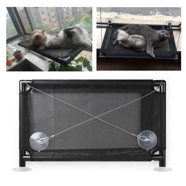 Cat Beds & Furniture Durable Hammock Hang Bed Mat Kitten Window Mount Pet Basking Shelf Seat Cushion For Accessories