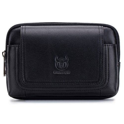 Pochette de ceinture en cuir pour hommes sac banane pochette de téléphone avec boucle de ceinture