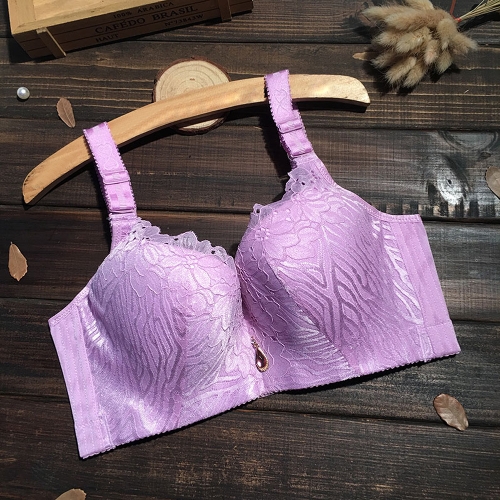 Sexy Women Plus Size 3/4 Cup Lace Push Up Bra Thin Light Padded Underwire Brassiere Underwear Large Cup