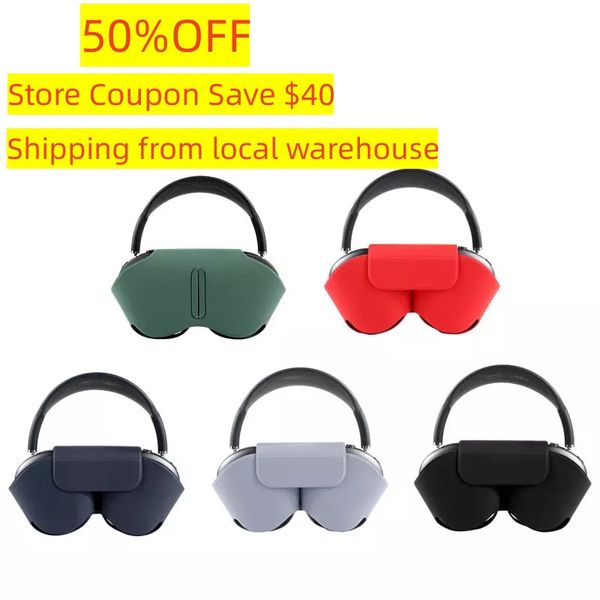 For AirPods Max 5.3 Bluetooth Earphones AirPods Pro 2 leather Case with Headband Headphones