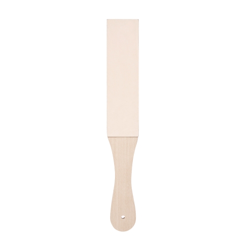 Asa de Madera Doble cara de cuero de afilado Strop For Razors Polaco compuesto para afeitar afeitadoras Leather Cutting Tools