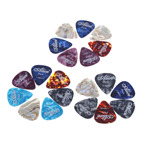 Alice AP-A 20pcs 0.96mm Guitar Picks Plectrums Celluloid