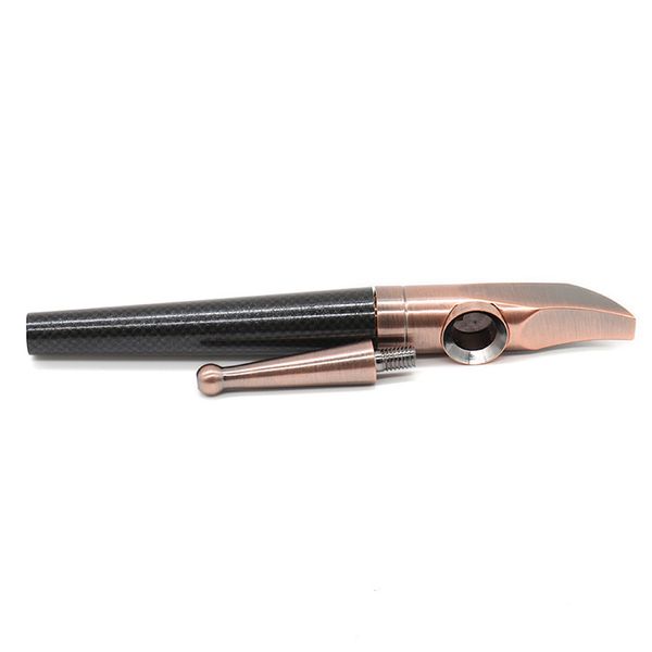 Metal smoking pipes knife shape Cigarette Smoke Holder Accessories Good Creative Retail/Wholesale Portable scale bong