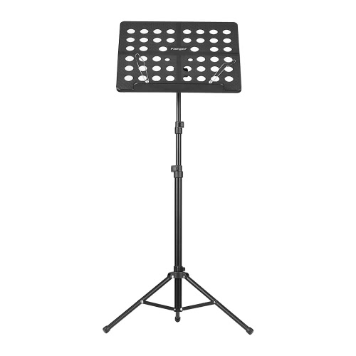 Flanger FL-05R Collapsible Sheet Music Score Tripod Stand Holder Bracket Aluminum Alloy with Water-resistant Carry Bag for Orchestra Violin Piano Guitar Instrument Performance