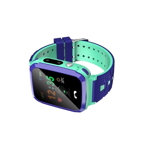Seguridad de los niños Reloj inteligente del teléfono Impermeable LBS Posicionamiento con un solo clic SOS Anti-Lost Para IOS Android Voice Chat