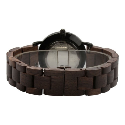 BEWELL ZS-W163A Reloj de lujo de madera ultra fina opcional de cuarzo para hombre / mujer