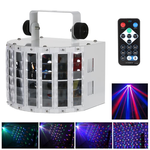 Lixada 24W RGBW LED Proyector Iluminación de escenario Luces