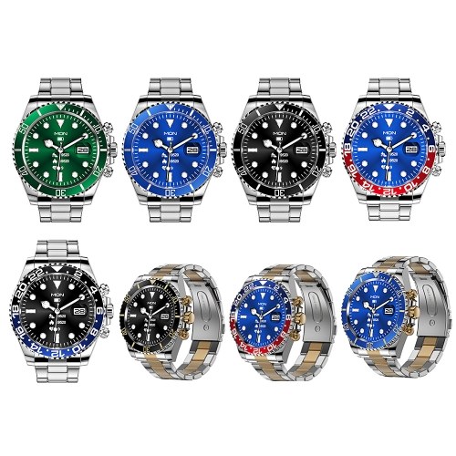 AW12 montre intelligente en acier inoxydable montre d'affaires pour hommes