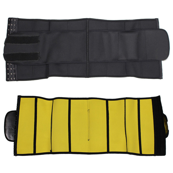 Newest Adjustable Waist Trainer Fitness Workout Sauna Sweat Belts Hook Closure Tummy Shapwear Black /Gray Slimming Body Shaper