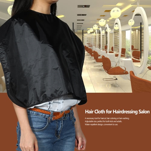 Coiffure Salon bandeau cheveux tissu pour salon de coiffure cheveux résistant à l’eau coupe Cape noire shampooing toile