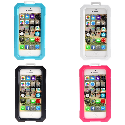 Ipega Waterproof Shockproof Snowfroof Dirtproof Silicon Protective Case for iPhone 5/5S with Strap Rose