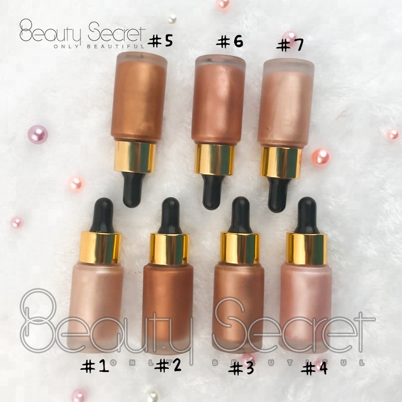 Wholesale liquid makeup cosmetics highlighter private label