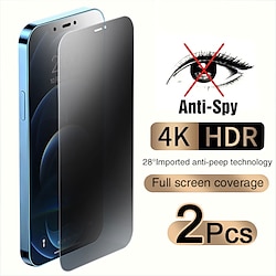 [Paquet de 2] Téléphoner Protection Écran Pour Apple iPhone 14 Pro Max iPhone 13 Pro Max 12 Mini 11 X XR XS Max 8 7 Verre Trempé Dureté 9H Mat Compatible 3D Touch Accessoire de Téléphone miniinthebox