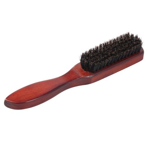 Brosse à cheveux avec poils denses Brosses à cheveux pour femmes Brosses à barbe pour hommes Brosse de Massage Manche en bois pour cheveux fins et doux naturels