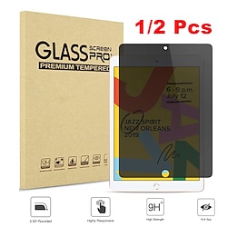 1 Set Screen Protector For Apple A02 iPad mini 1/2/3  7.9'' iPad mini 4(2015) 7.9'' iPad Pro (2015/2017) 12.9'' iPad Pro (2018) 12.9'' Tempered Glass Privacy Anti-Spy 9H Hardness Explosion Proof Lightinthebox