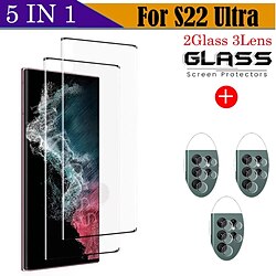 32 Pack Phone Screen Protector  Camera Lens Protector For Samsung S23 S22 S21 S20 Plus Ultra S21 FE S9 S9 Plus Tempered Glass TPU Hydrogel High Definition 9H Hardness Ultra Thin Phone Accessory miniinthebox