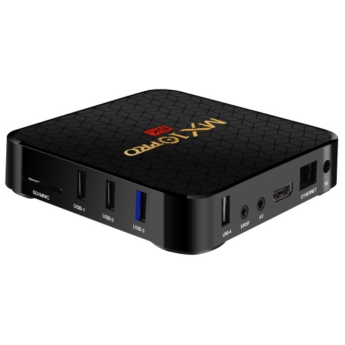 MX10 PRO Smart TV Box Android 9.0 Allwinner H6 UHD 4K Reproductor multimedia 6K Decodificación de imágenes 4GB / 32GB 2.4G WiFi 100M LAN USB3.0 H.265 VP9