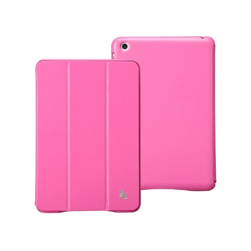 Similicuir magnétique Smart couvrir protecteur cas Stand pour iPad mini réveil Sleep ultraminces rouge
