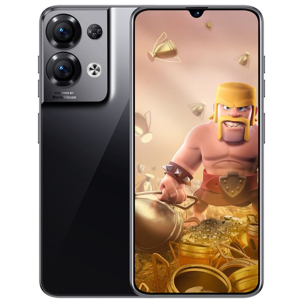 Phone Reno 8 Pro 6.8 inch Cellphone Dual SIM Camera 5G 4G Cell Mobile Smart Phone Face Unlock Original Global Android Smartphone