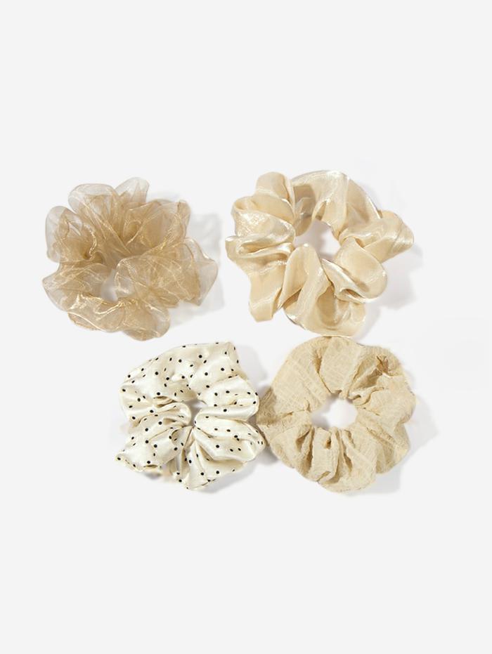 Hair Accessories 4Pcs Elegant Style Scrunchies